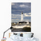 Sodus Outer Lighthouse On Stormy Lake Ontario Wall Mural