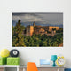 Alhambra in the evening sun HDR Wall Mural