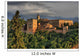 Alhambra in the evening sun HDR Wall Mural