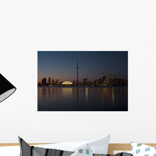 Toronto Skyline On September 2008 Wall Mural