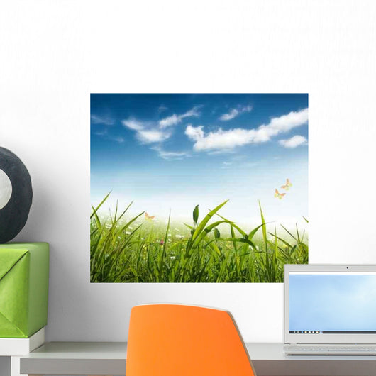 Idyllic Landscape Wall Decal Design 1