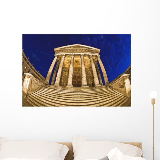 Romanesque Temple Wall Mural
