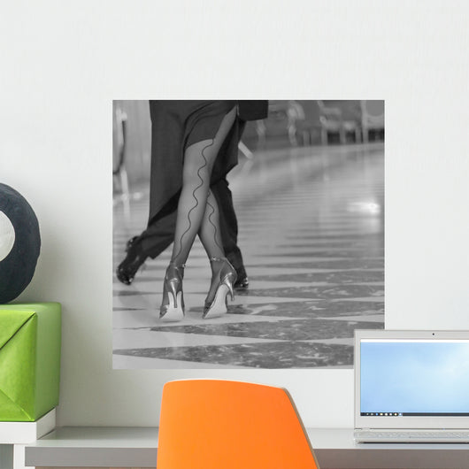 Legs Crossed Wall Mural