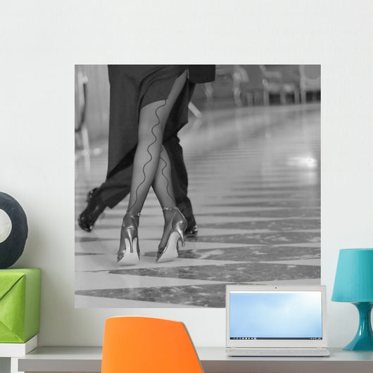 Legs Crossed Wall Mural