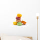 colorful macaroons Wall Decal