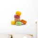colorful macaroons Wall Decal