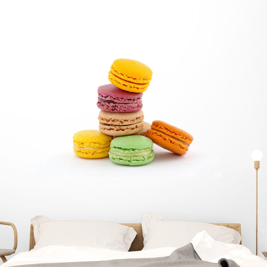 colorful macaroons Wall Decal