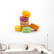 colorful macaroons Wall Decal