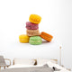 colorful macaroons Wall Decal