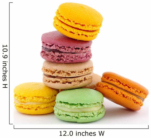 colorful macaroons Wall Decal