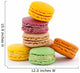 colorful macaroons Wall Decal