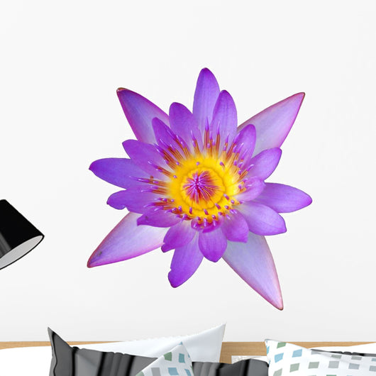Purple Lotus Flower Wall Decal