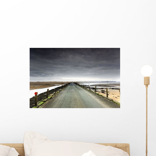 Small Road Near A Beach Wall Mural