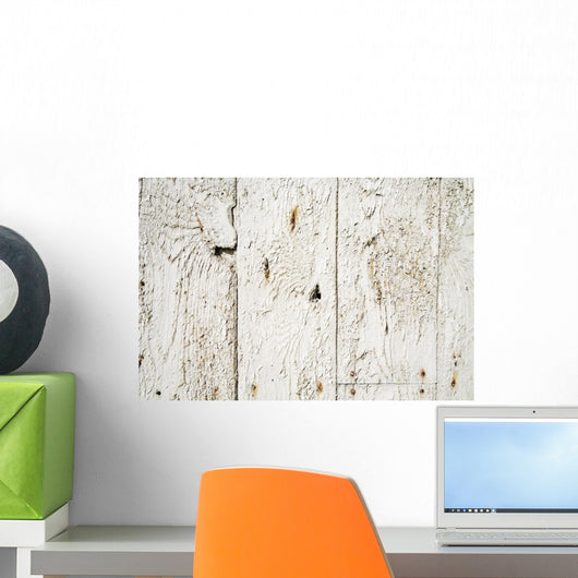 Old Weathered Wood Wall Mural