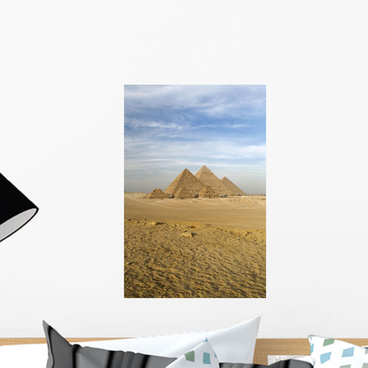 The Pyramids, Giza, Cairo, Egypt Wall Mural