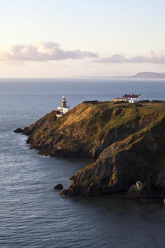 A Lighthouse On A Hill Wall Mural