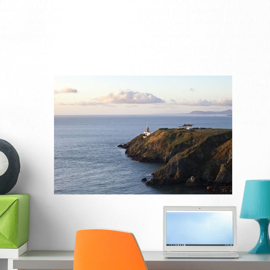 Baily Lighthouse Overlooking Dublin Bay Wall Mural
