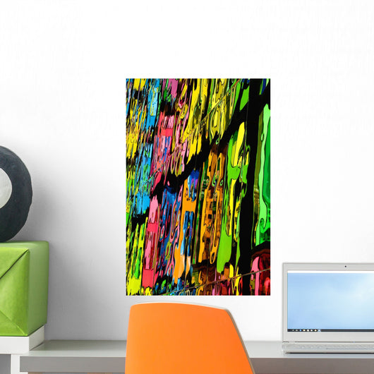 Reflection Of Colors Wall Mural