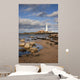 Lighthouse, Northhumberland, England Wall Mural