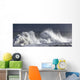 Waves Crashing On Lighthouse, Seaham, Teesside, England Wall Mural