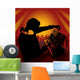 dj in action Wall Mural