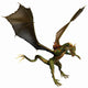 Dragon Landing Wall Decal