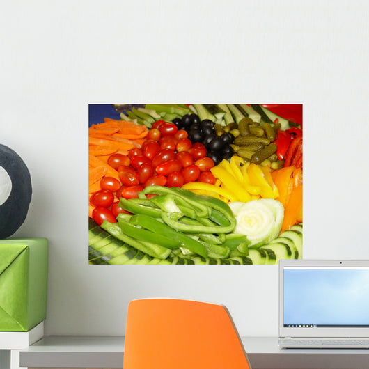 Veggie Platter Wall Mural