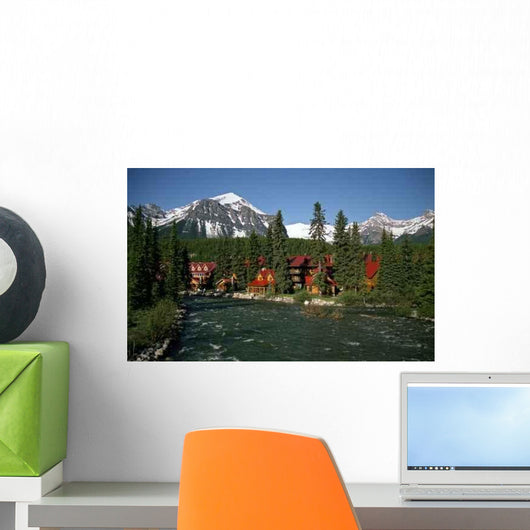 Lake Louise Village Wall Decal Design 2