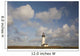 Lighthouse With Cloudy Backdrop Wall Mural