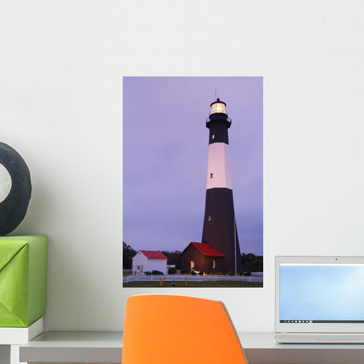Lighthouse, Tybee Island, Georgia, Usa Wall Mural