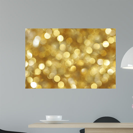 Golden Light Background Wall Mural