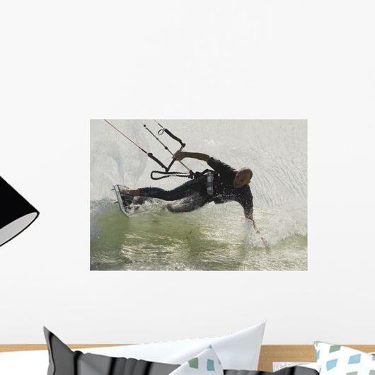 Man Kitesurfing Wall Mural