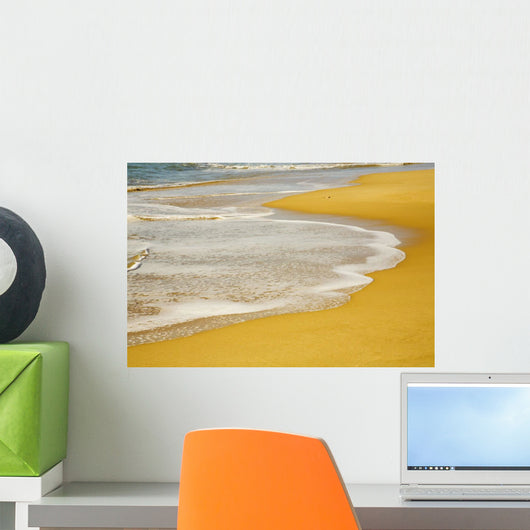 Tide On The Beach Wall Mural