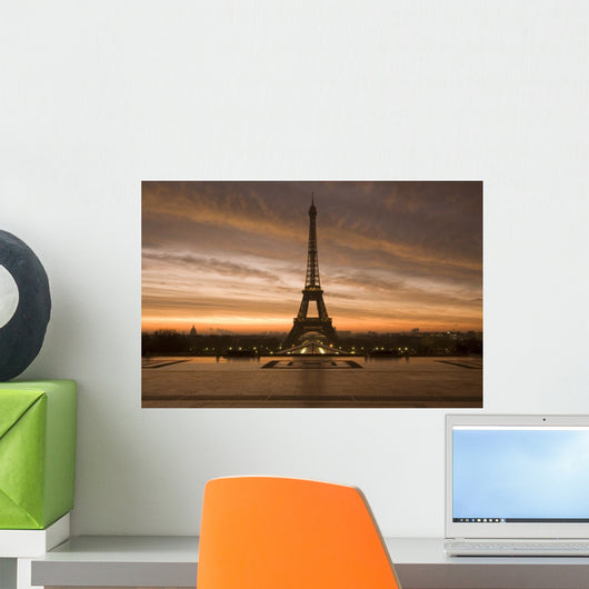 Eiffel Dawn Wall Decal Design 2
