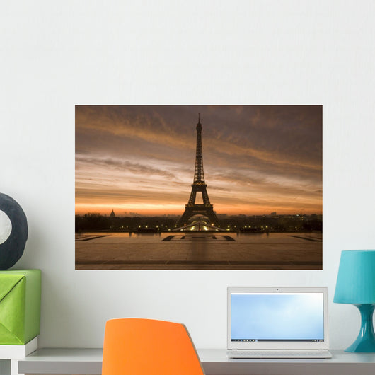 Eiffel Dawn Wall Decal Design 2
