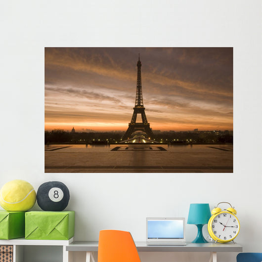 Eiffel Dawn Wall Decal Design 2
