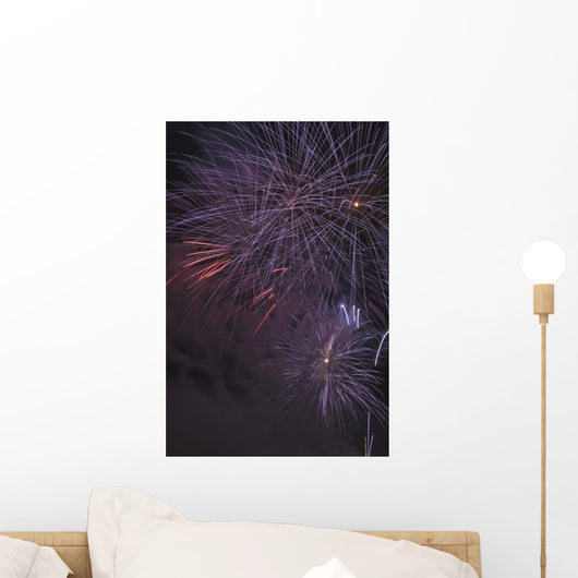 Fireworks, Crowsnest Pass, Alberta, Canada Wall Mural