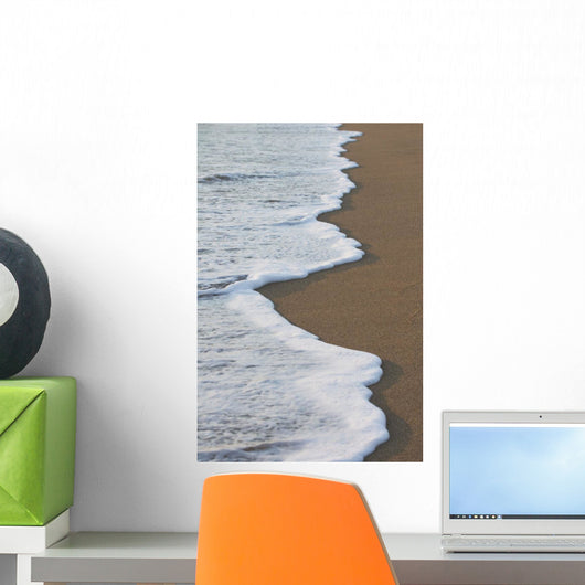 Surf On Beach, Salt Pond Beach Park, Kauai, Hawaii, Usa Wall Mural