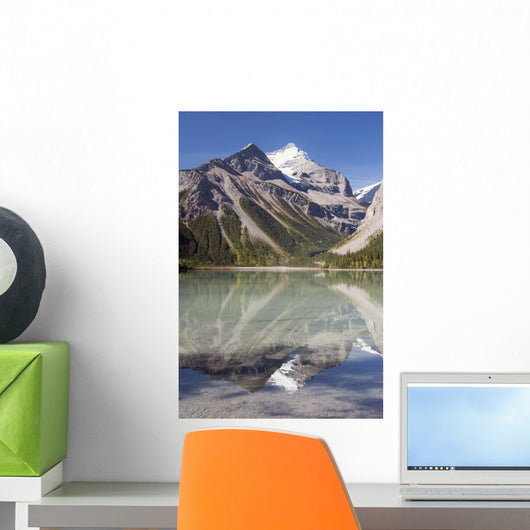 Reflection Of Mountain In A Lake Wall Mural