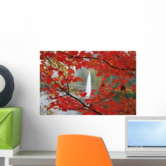 Autumn Leaves Wall Mural
