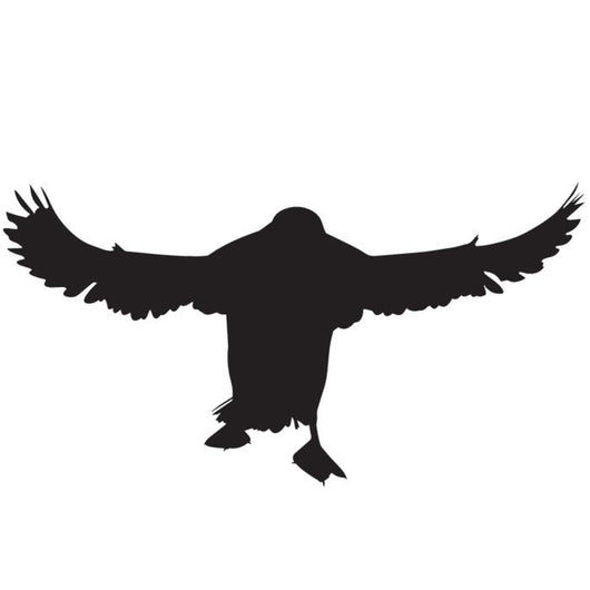 Black Puffin Silhouette Wall Decal