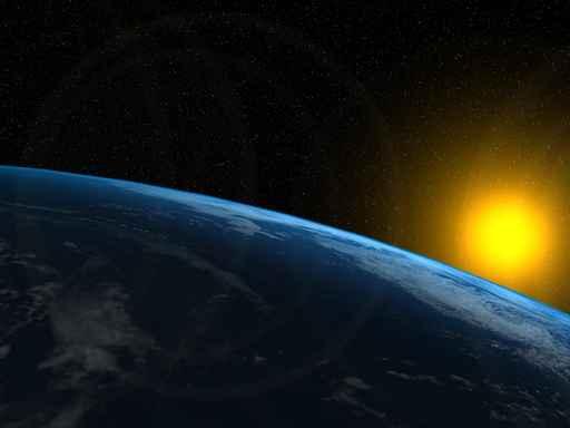 Earth and Sun Wall Decal
