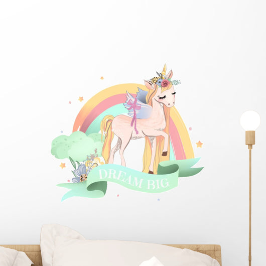 Unicorn Dream Big Wall Decal
