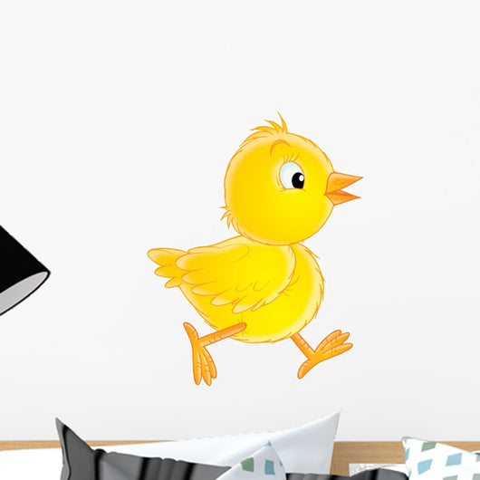 Yellow Chicken Wall Decal