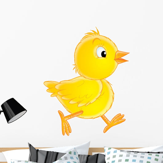 Yellow Chicken Wall Decal