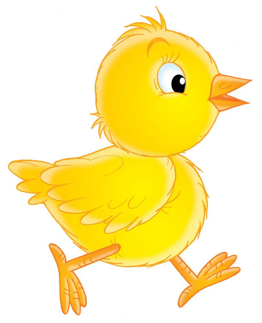 Yellow Chicken Wall Decal