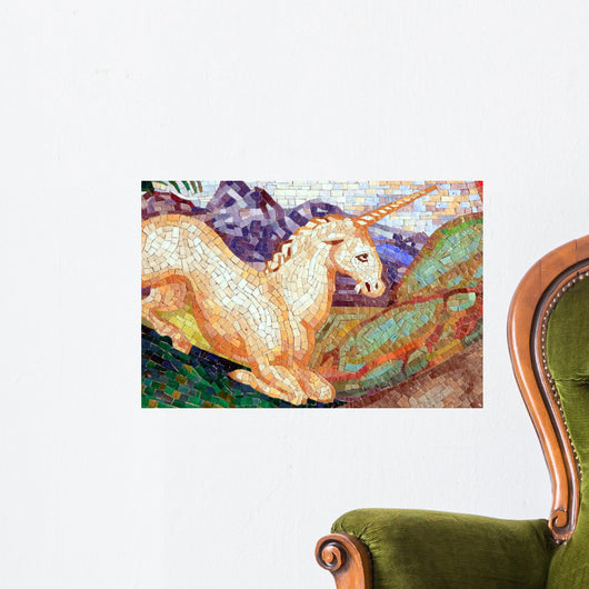Einhorn Fabeltier Scuola Mosaicisti
