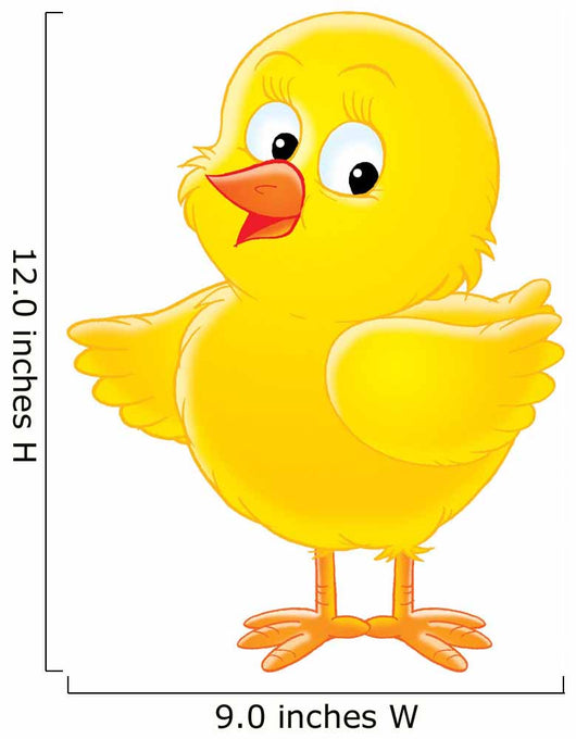 Yellow Chicken Wall Decal