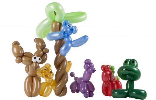 Twisted Balloon Animals White