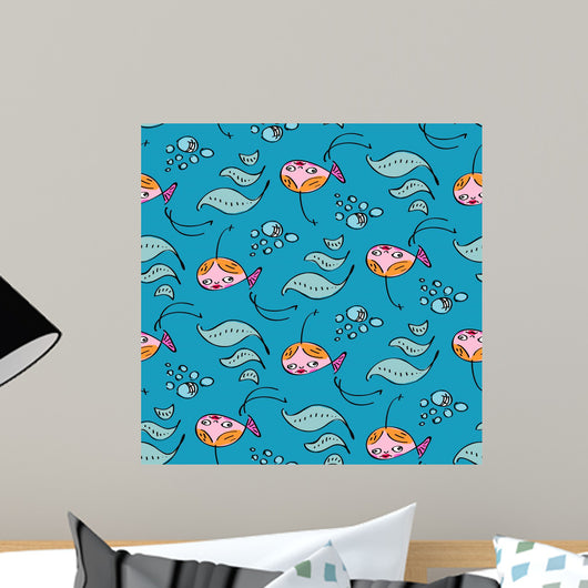 Pattern Monsters Sea Wall Decal